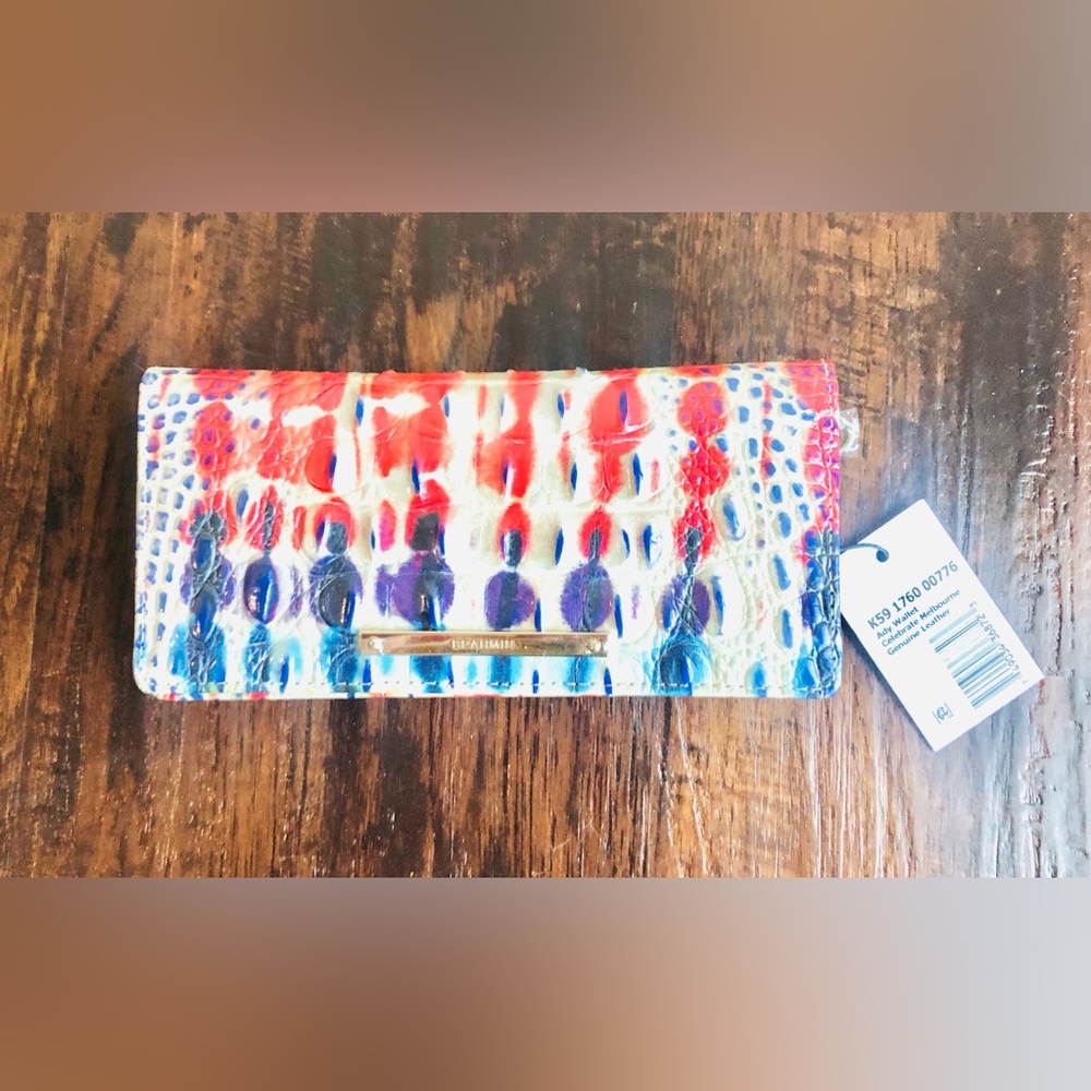 NWT Multi colored wallet